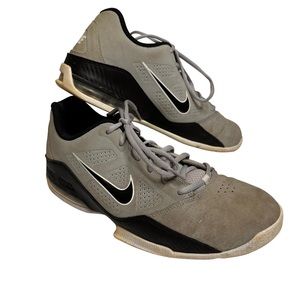 Nike Air Max BB The Real Deal Sneakers Lowtops Gray & Black Men's Size 10.5